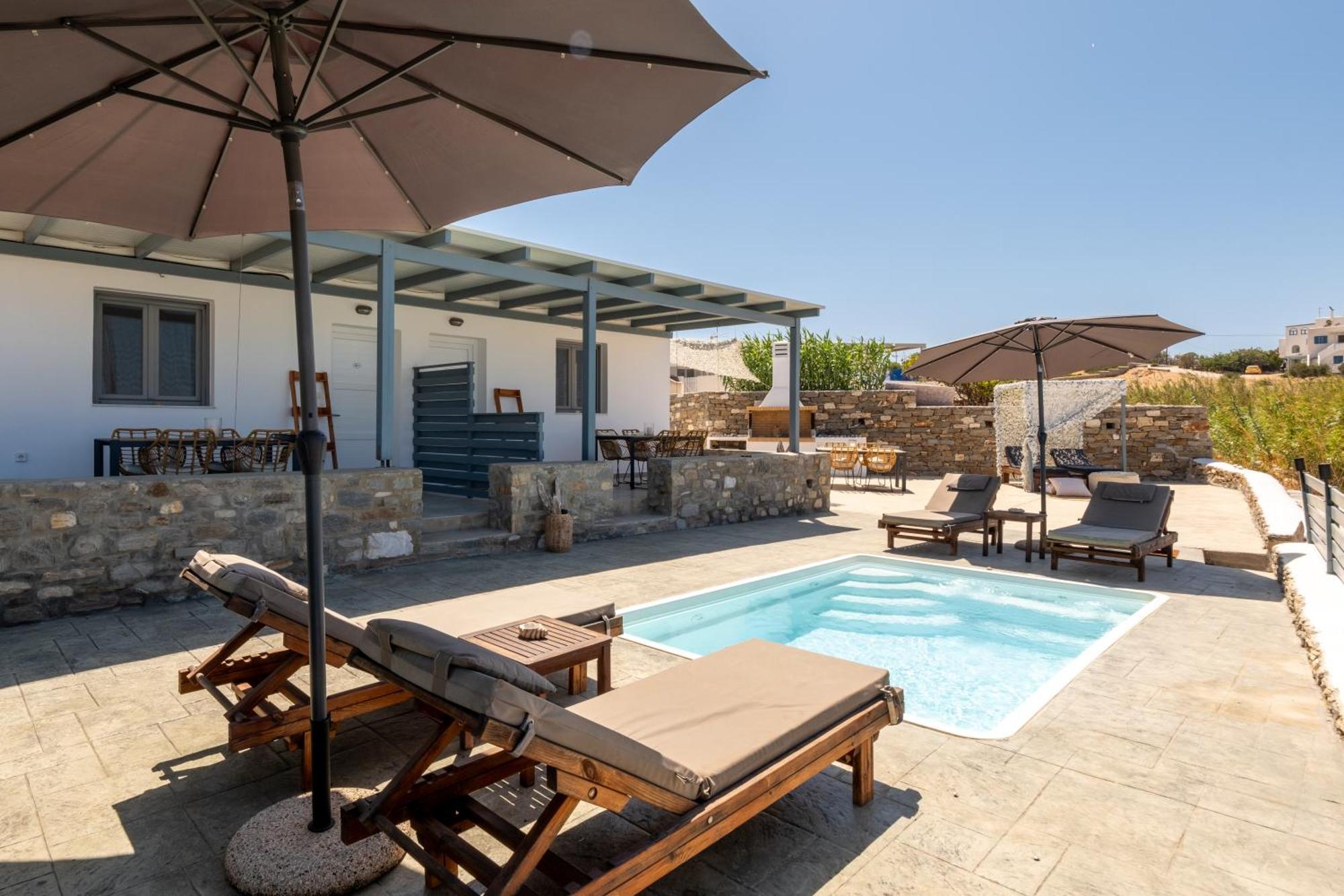 Blue View Villa Apartment #1 With Shared Pool Pounda Екстер'єр фото